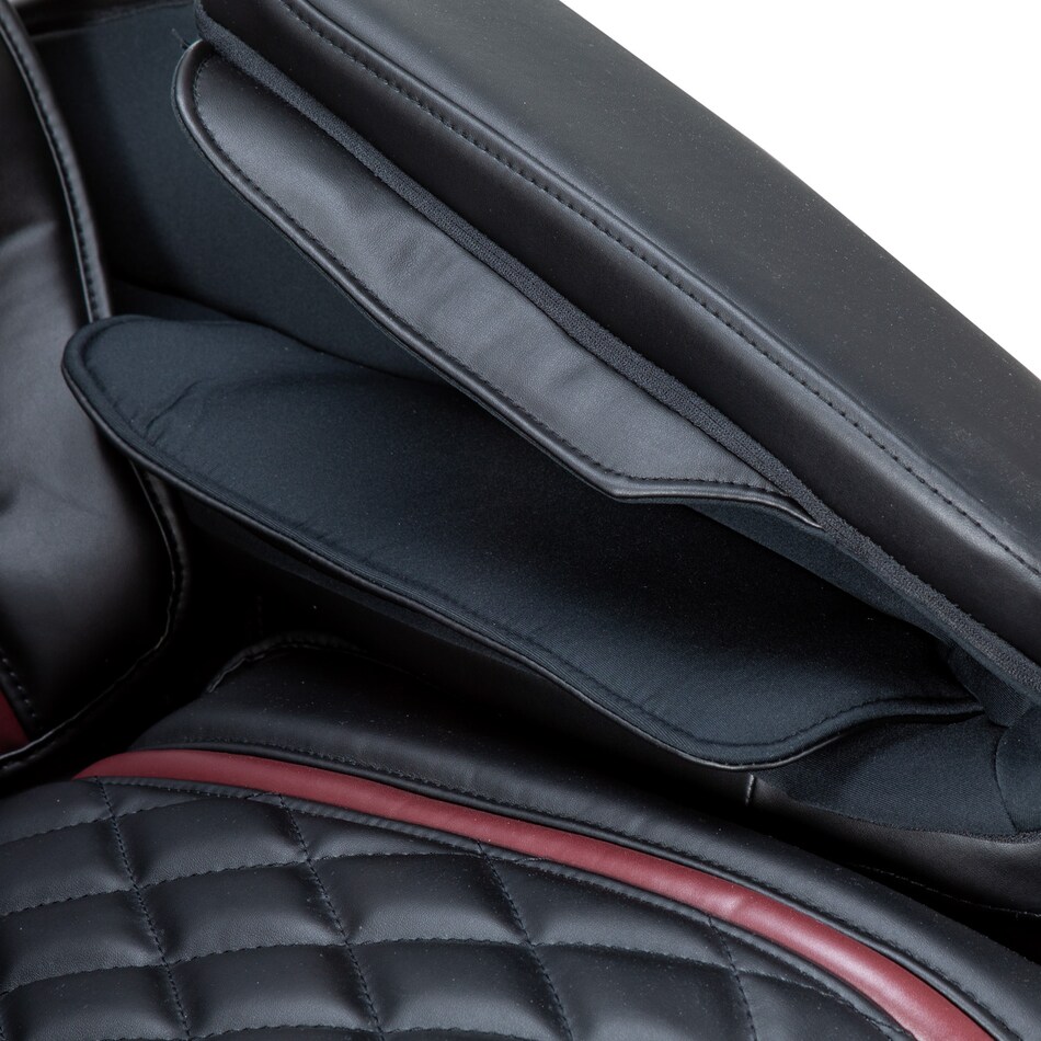 black burgundy massage rocker recliner   