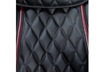 black burgundy massage rocker recliner   