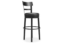 black casual counter height stools   