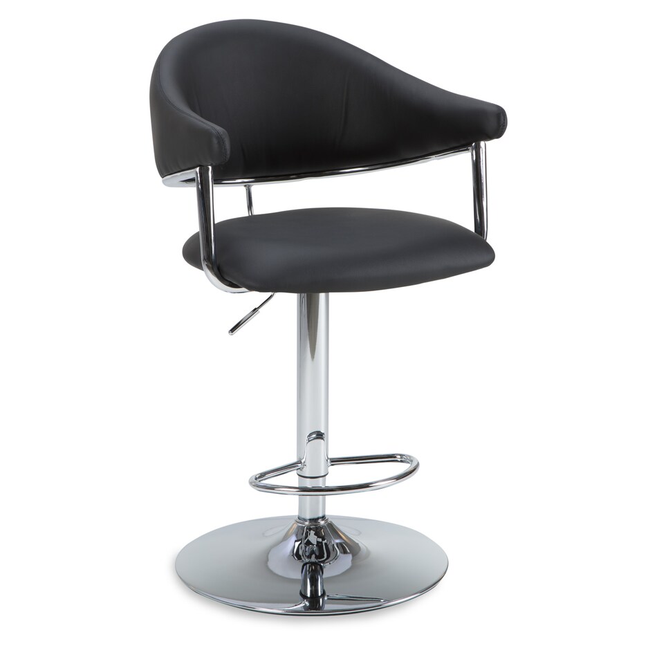black casual counter height stools   
