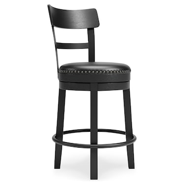 Cooper Black Counter Stool