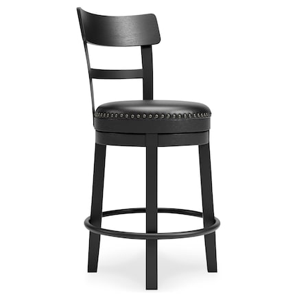 Cooper Black Counter Stool