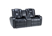 black casual transitional recl sofa   