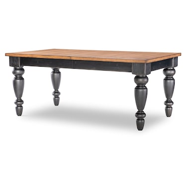 Vintage Black Leg Table