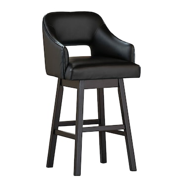 Bruce Black Barstool