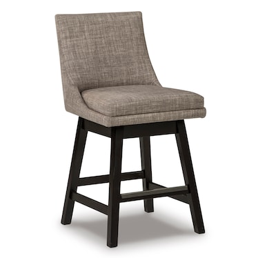 Bruce II Pair Grey Counter Stools