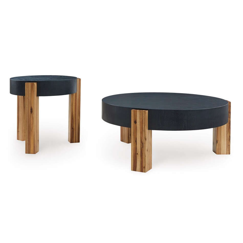 black natural transitional casual tables   