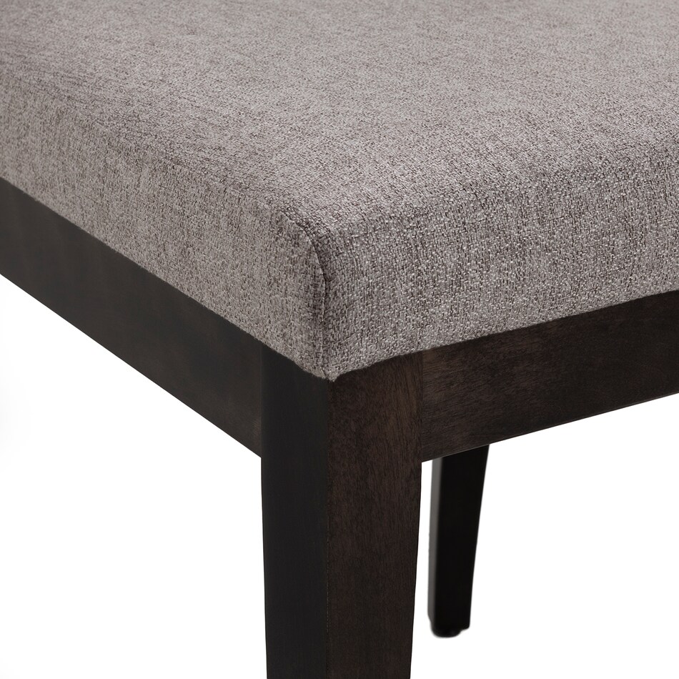 black solid wood dining   