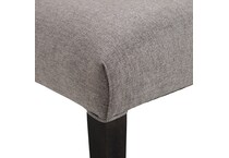 black solid wood dining   