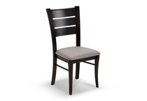 black solid wood dining   