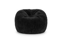 black stationary chair   