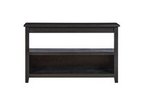 black transitional casual tables   