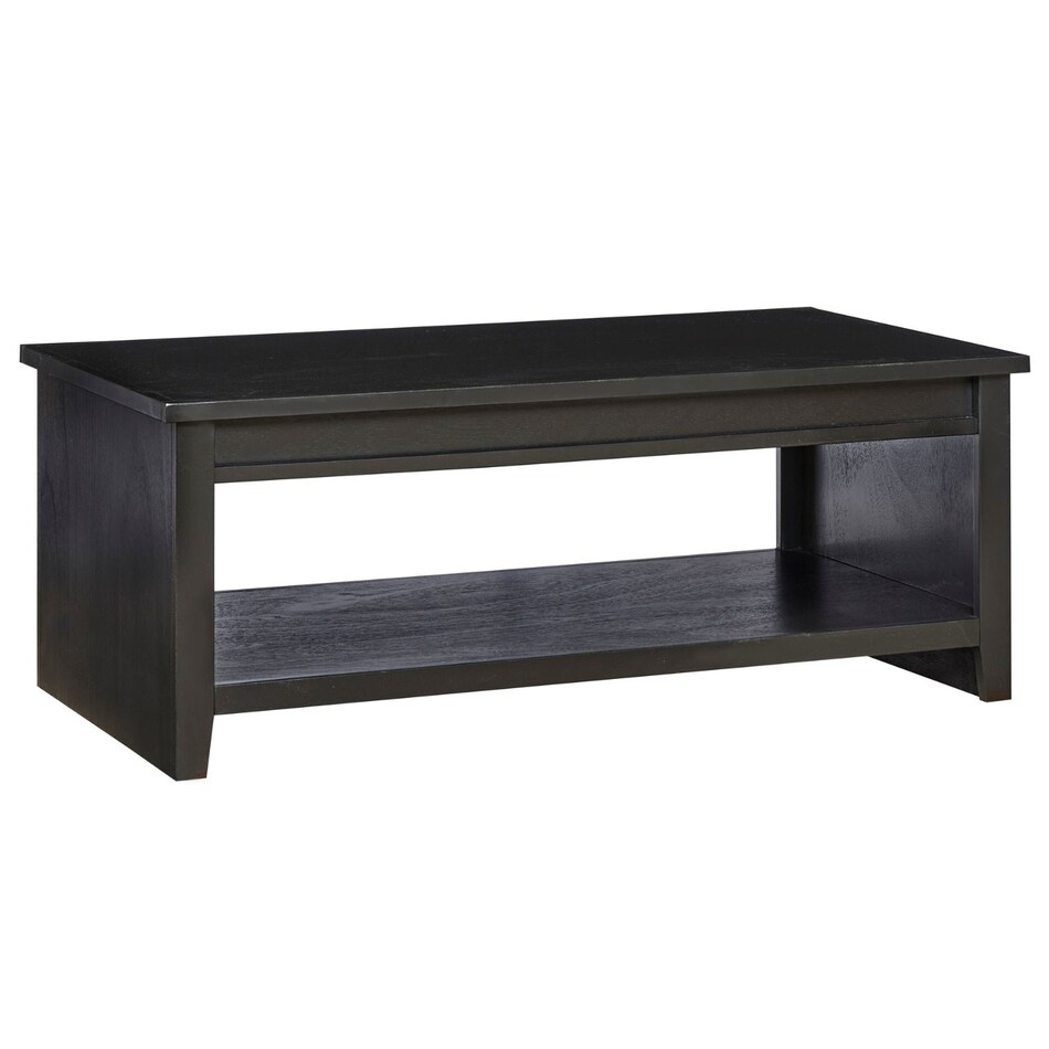 black transitional casual tables   