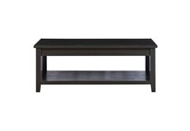 black transitional casual tables   