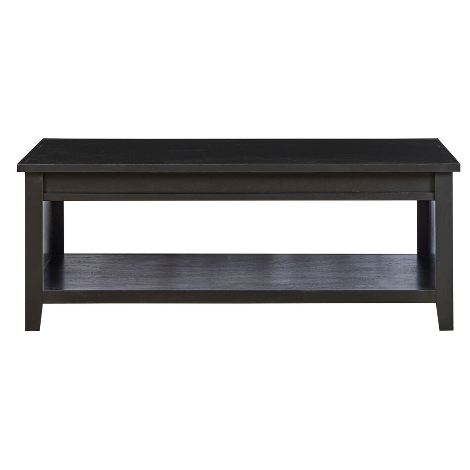 black transitional casual tables   