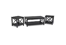 black transitional casual tables   