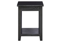 black transitional casual tables   