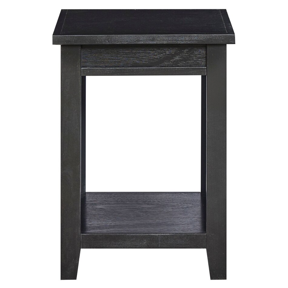 black transitional casual tables   