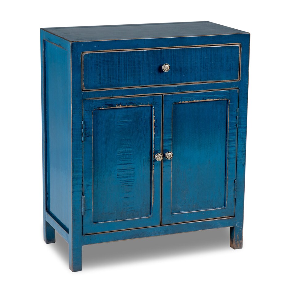 blue accent pieces   