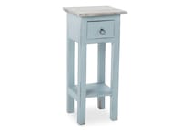 blue accent pieces   