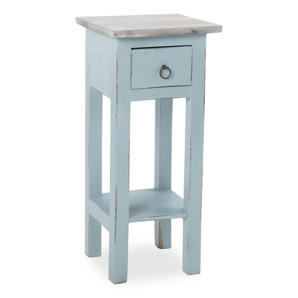 blue accent pieces   