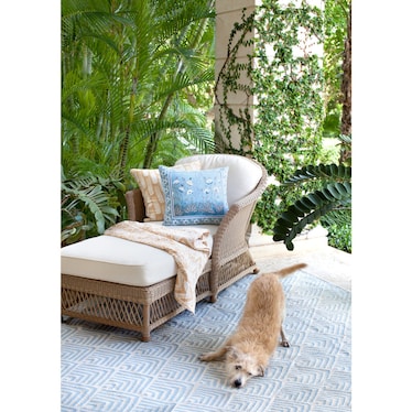 5 x 8 Cleo Blue Indoor/Outdoor Rug