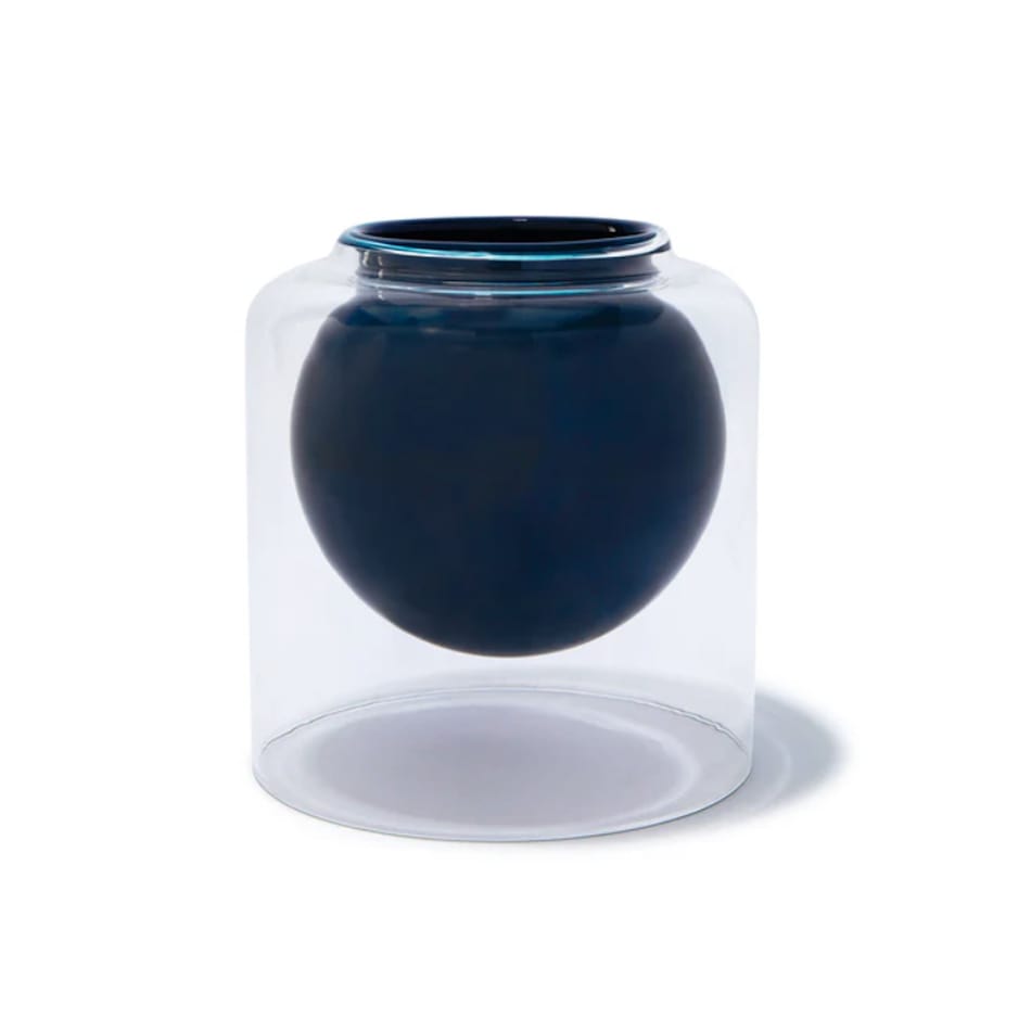 blue august haven candle light   