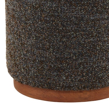 Elm Blue Accent Stool