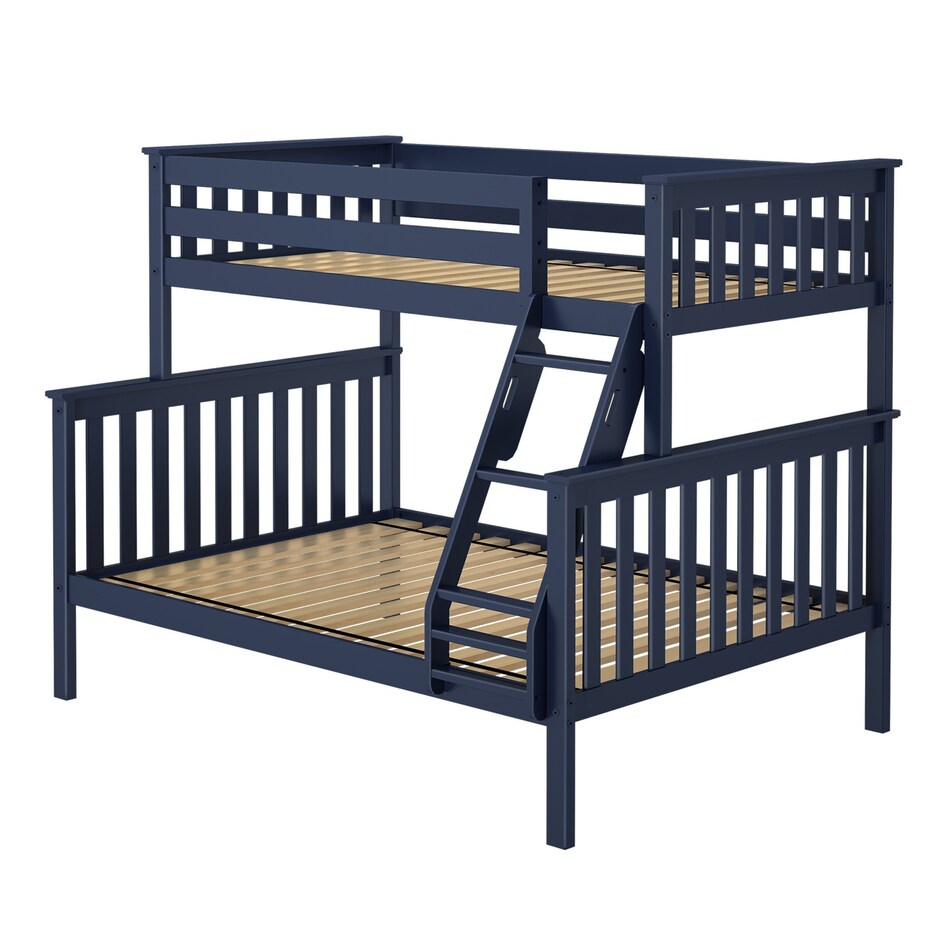 blue bunk beds   