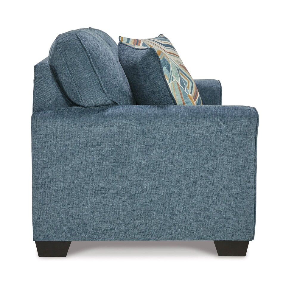 blue casual sofas   