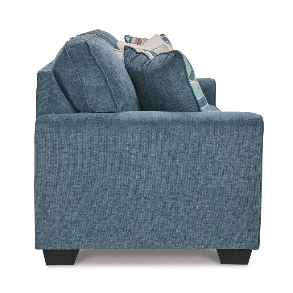 blue casual sofas   
