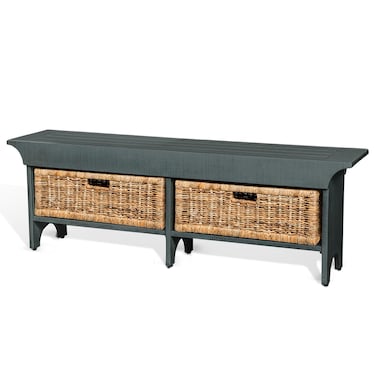 Sergio Bench with Baskets