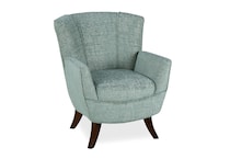 blue stationary chair   