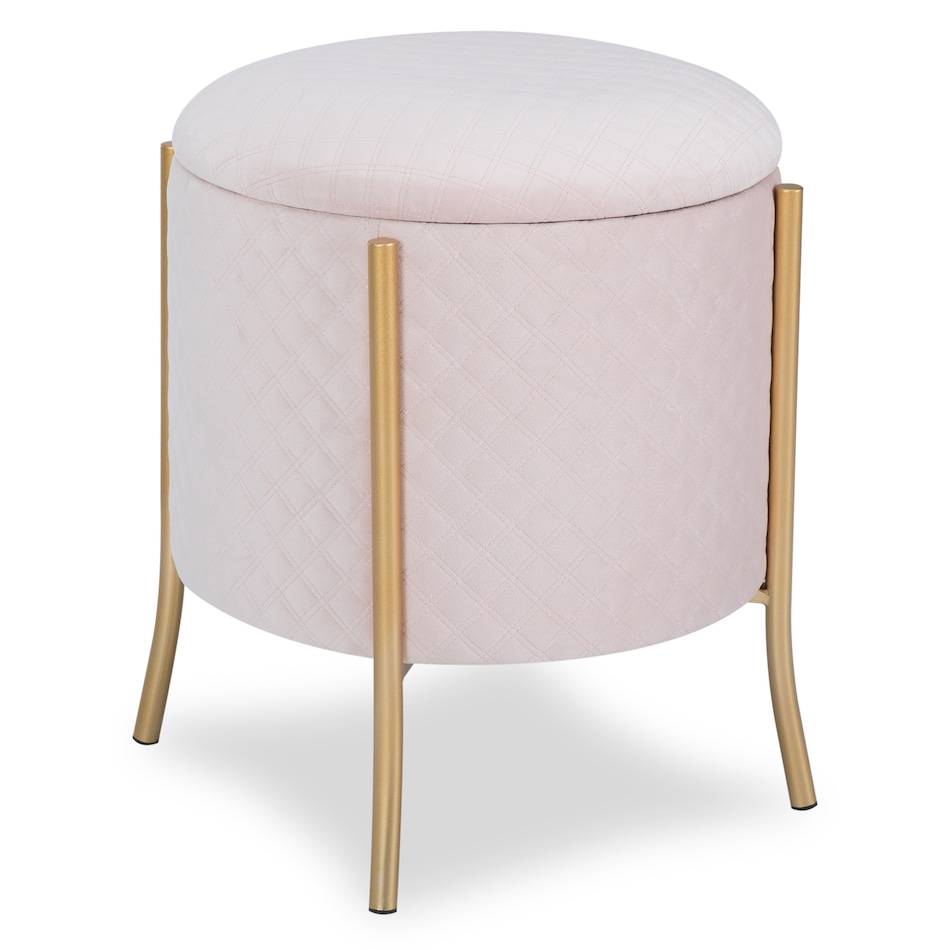 blush pink accent pieces   