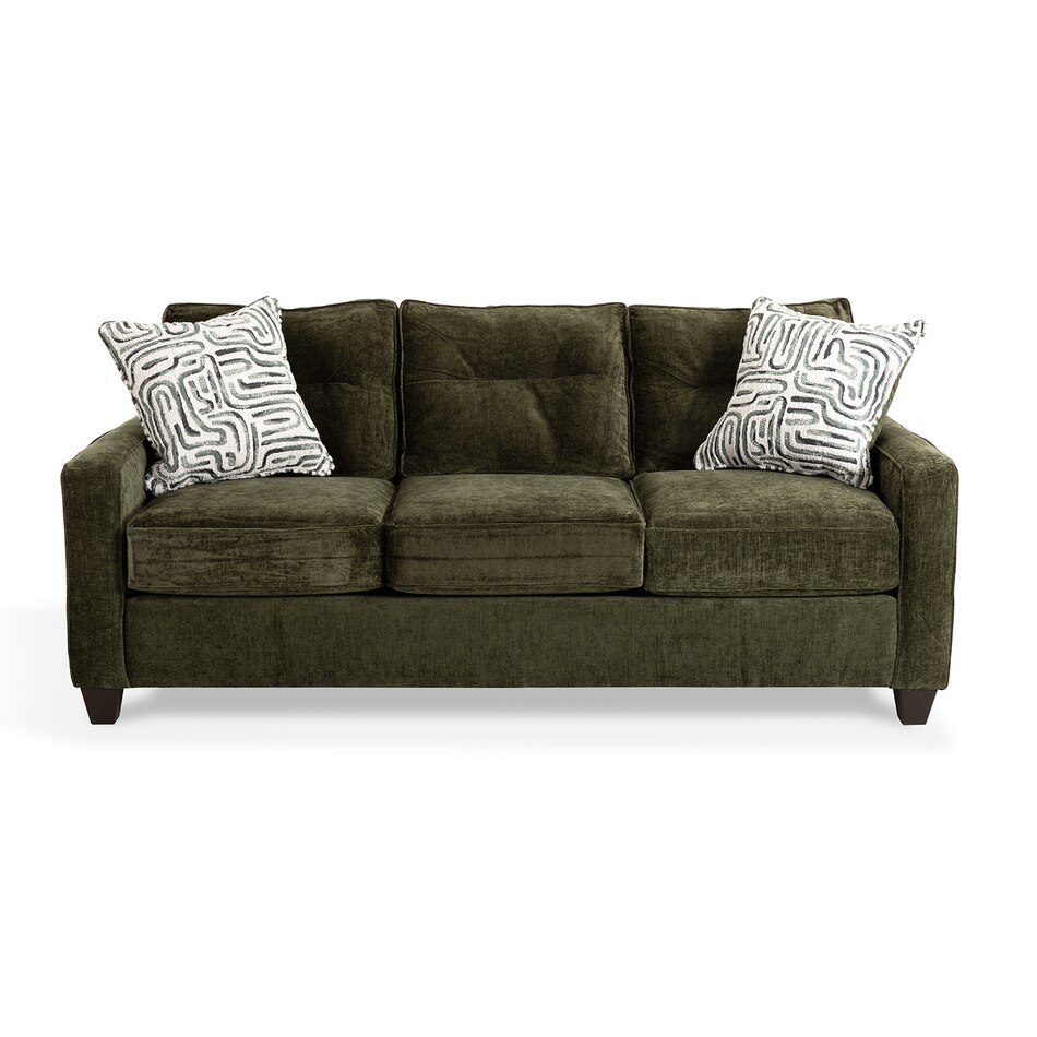 braves olive casual sofas   