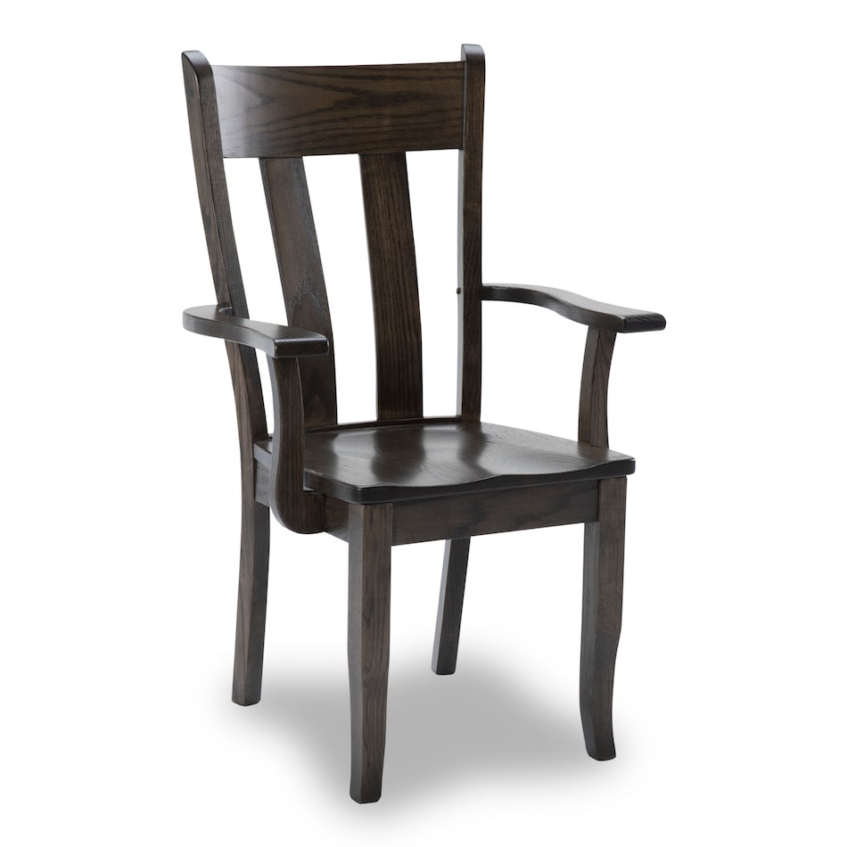 briar oak solid wood dining   