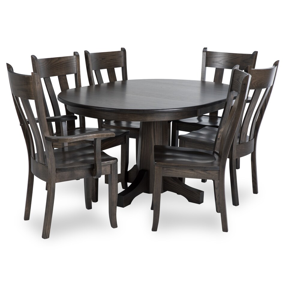 briar oak solid wood dining dpc  