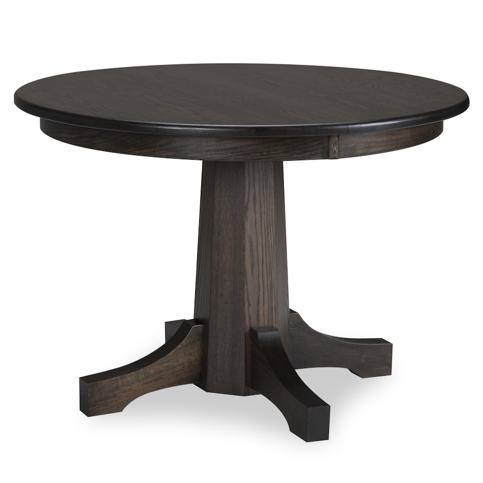 briar oak solid wood dining dtbl  