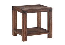 brick brown transitional casual tables   