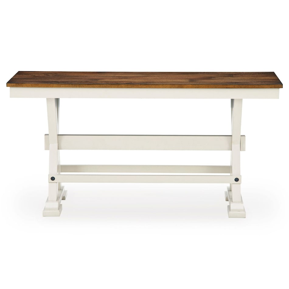 brown   antique white casual counter height stools   