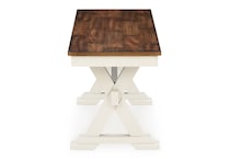 brown   antique white casual counter height stools   