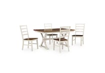 brown   antique white casual counter height stools apc  