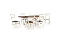 brown   antique white casual counter height stools apc  