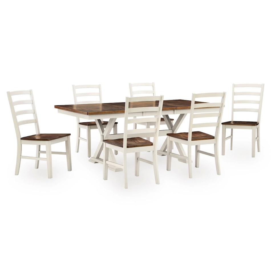 brown   antique white casual counter height stools apc  