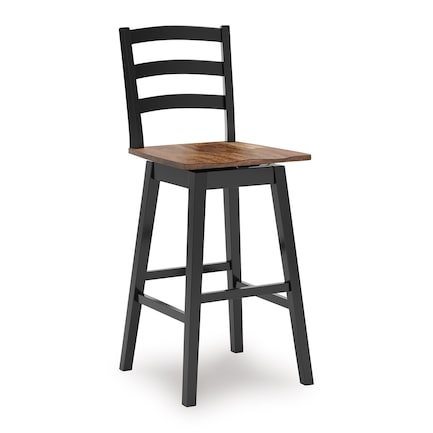 Riverside Black / Brown Barstool