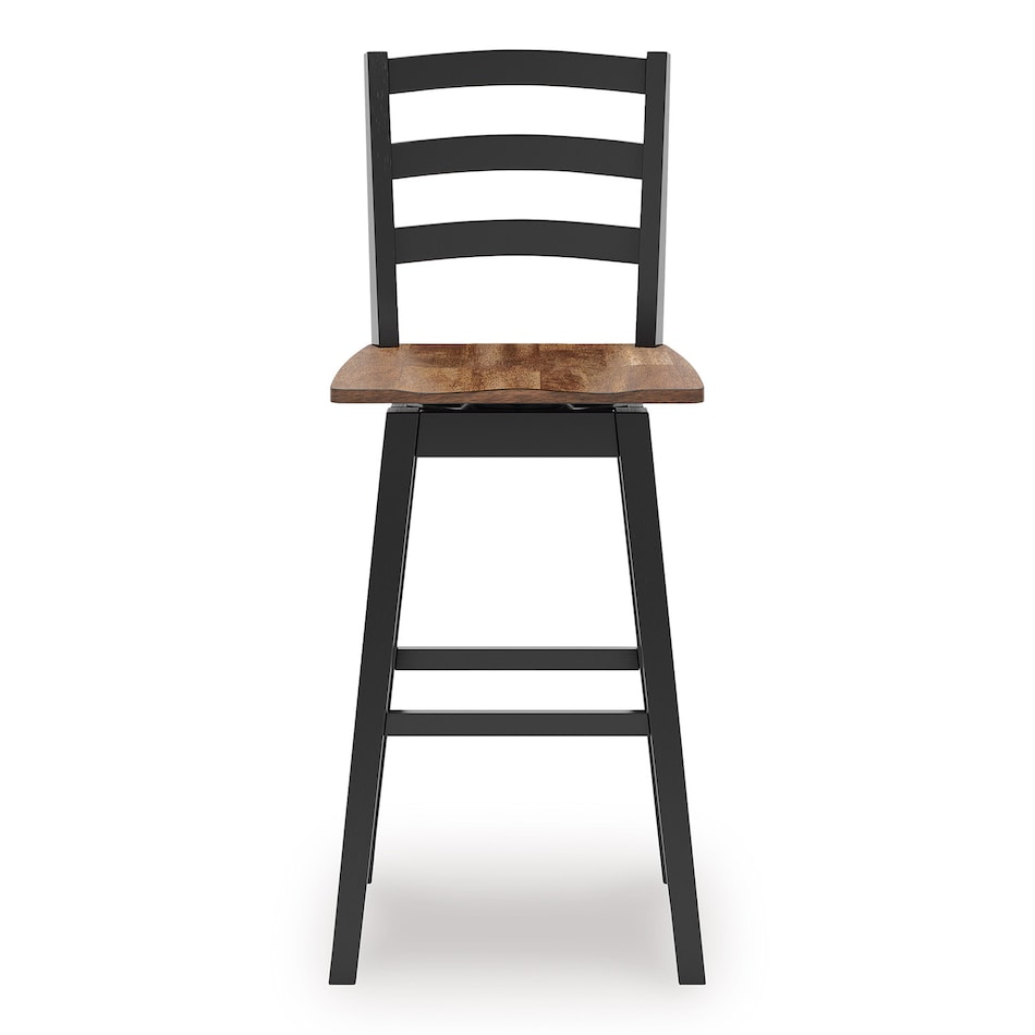 brown   black casual counter height stools   