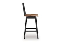brown   black casual counter height stools   