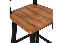 brown   black casual counter height stools   