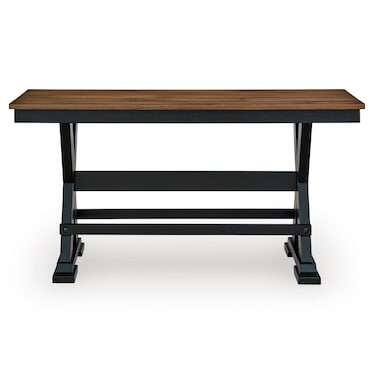Riverside Black / Brown Dining Bench