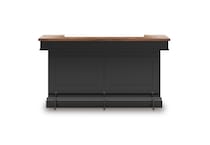 brown   black casual counter height stools   